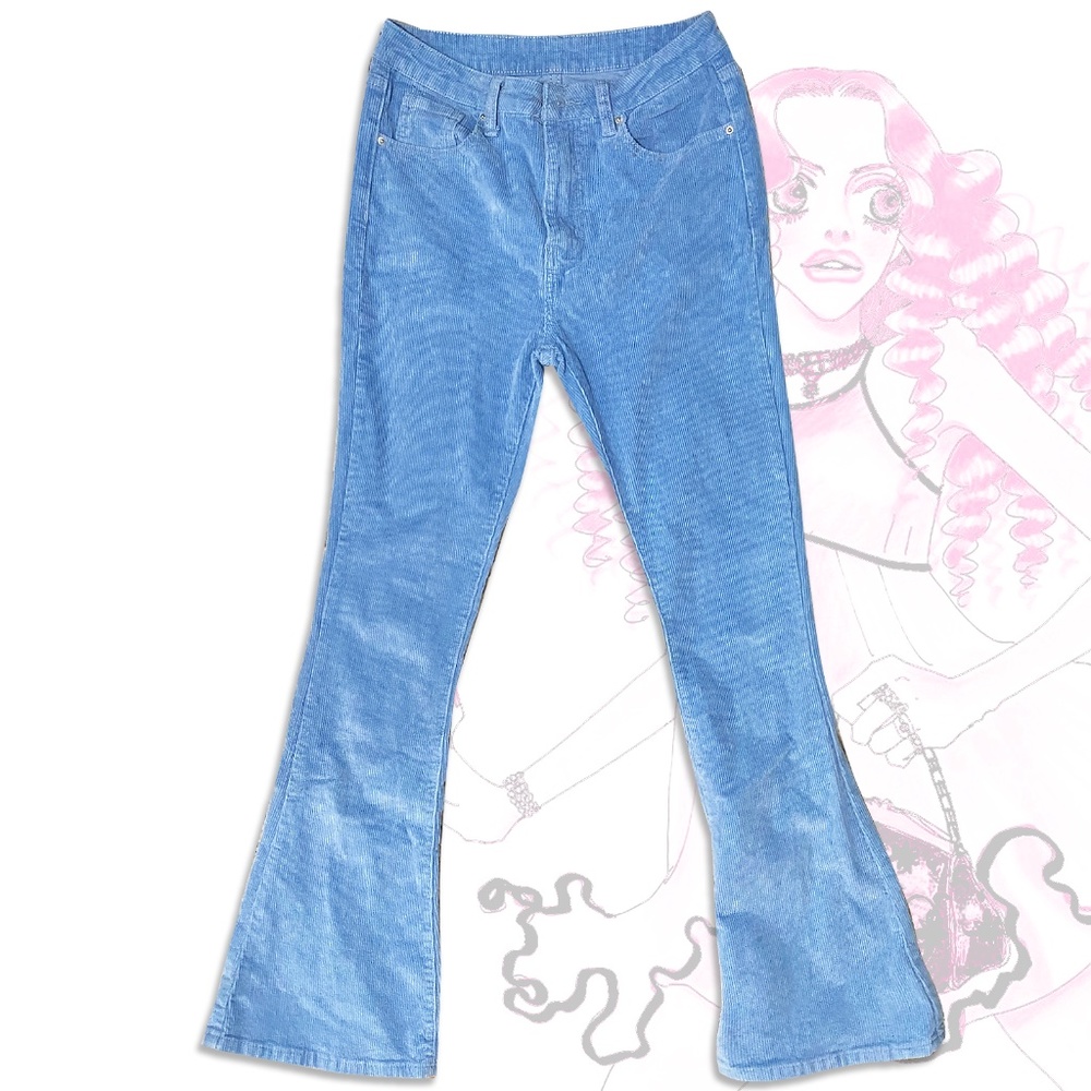 Baby Blue Corduroy Pants